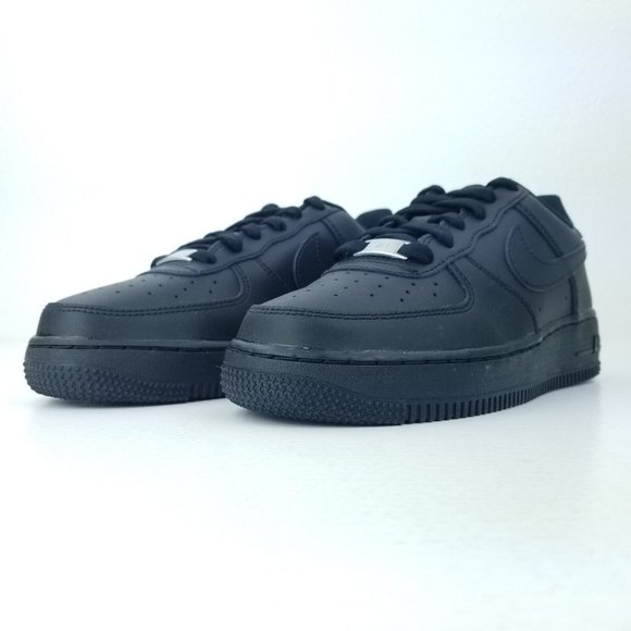 Nike Air Force 1 Low LE GS Triple Black Orig DH2920 001 Women's size 7.5, 8, 8.5 - Picture 2 of 9